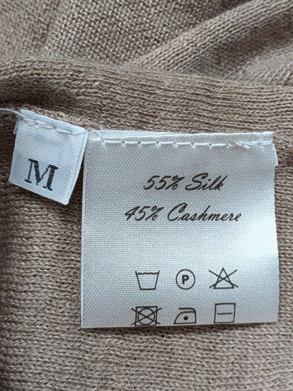 GOYO made in Mongolia Silk/Cashmere Blend Sweater | SZ Med - Picture 8 of 8